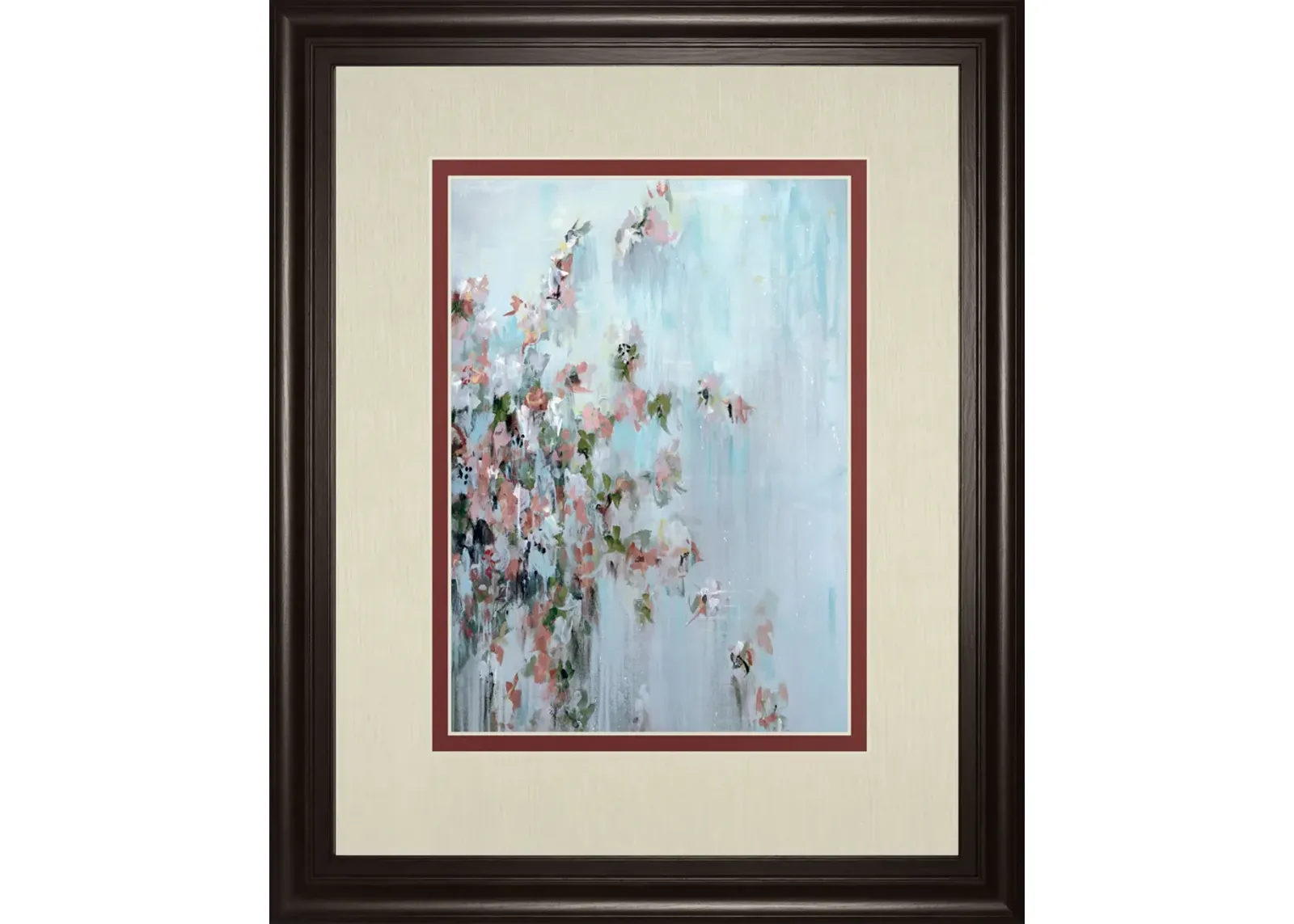 Wilting Away By Macy Cole - Framed Print Wall Art - Blue