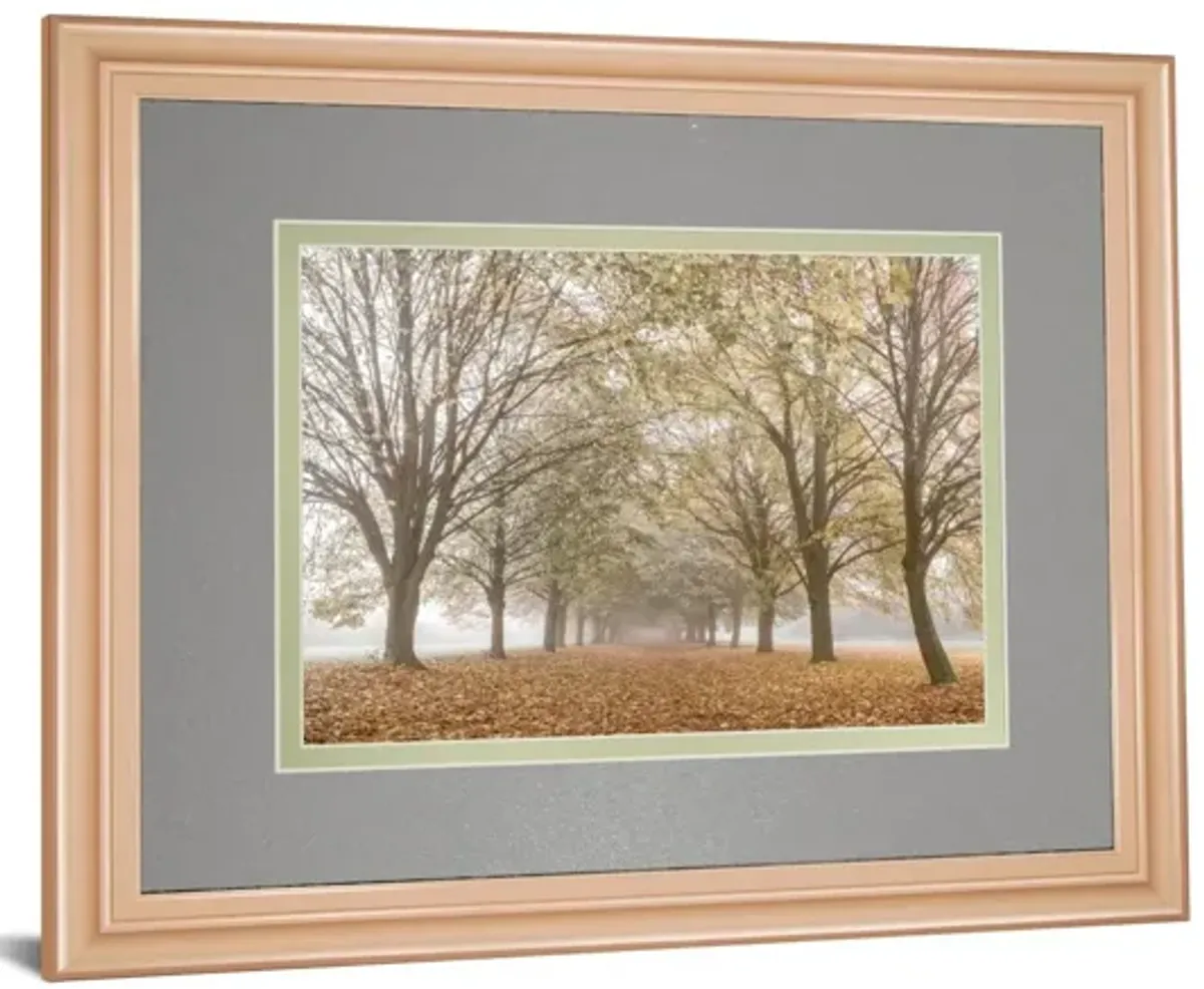 Autumn's Peace By Frank A - Framed Print Wall Art - Dark Gray