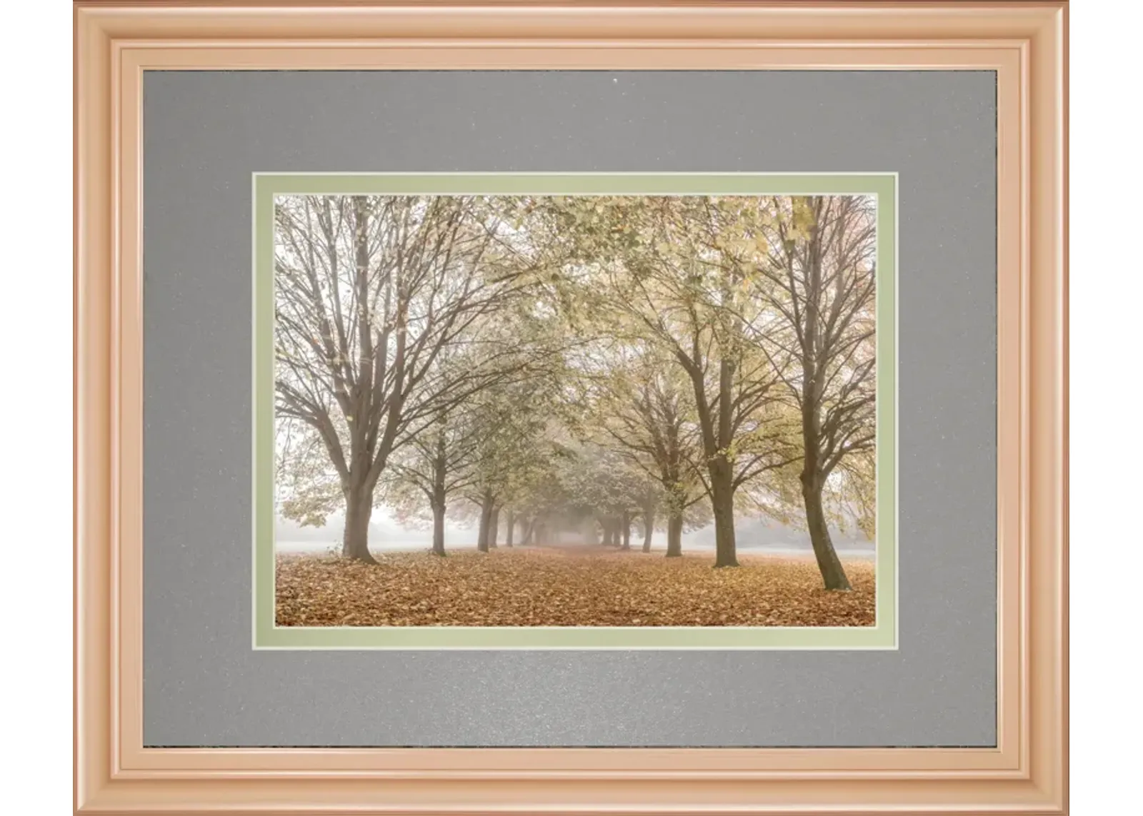 Autumn's Peace By Frank A - Framed Print Wall Art - Dark Gray