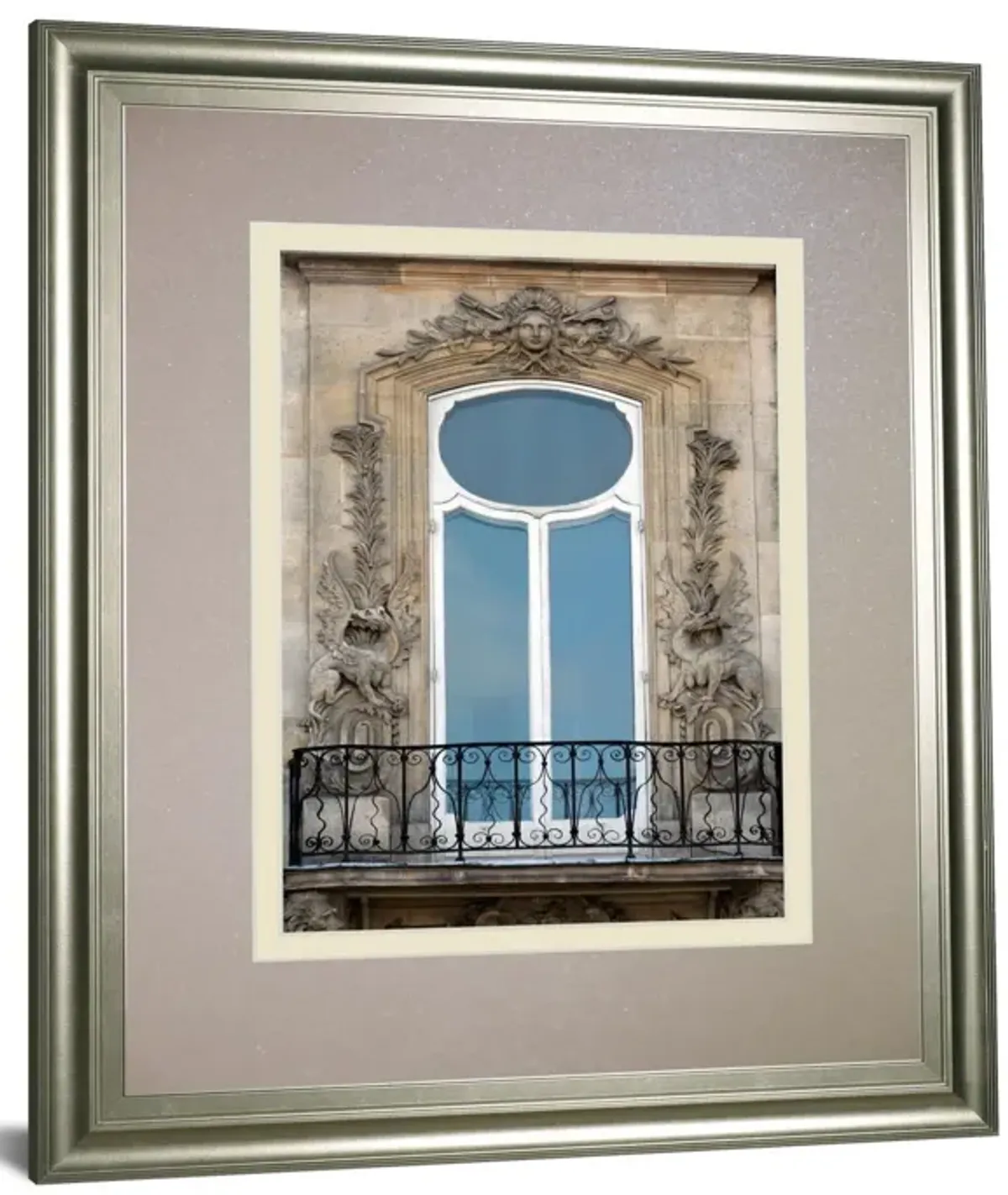 Rue De Paris IIl By Tony Koukos - Framed Print Wall Art - Beige