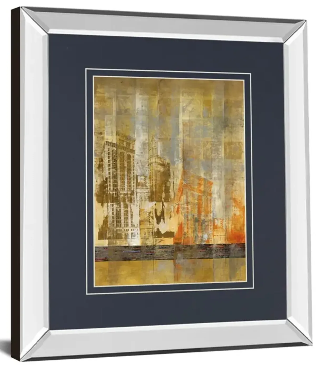 Arculat Il By Kemp - Mirror Framed Print Wall Art - Bronze