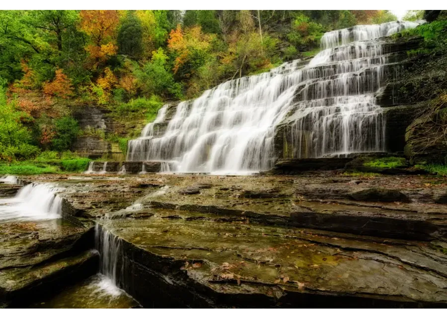 Small - Waterfall - Green