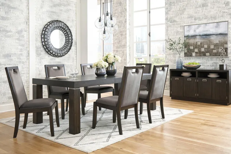 Hyndell - Rectangular Dining Table Set