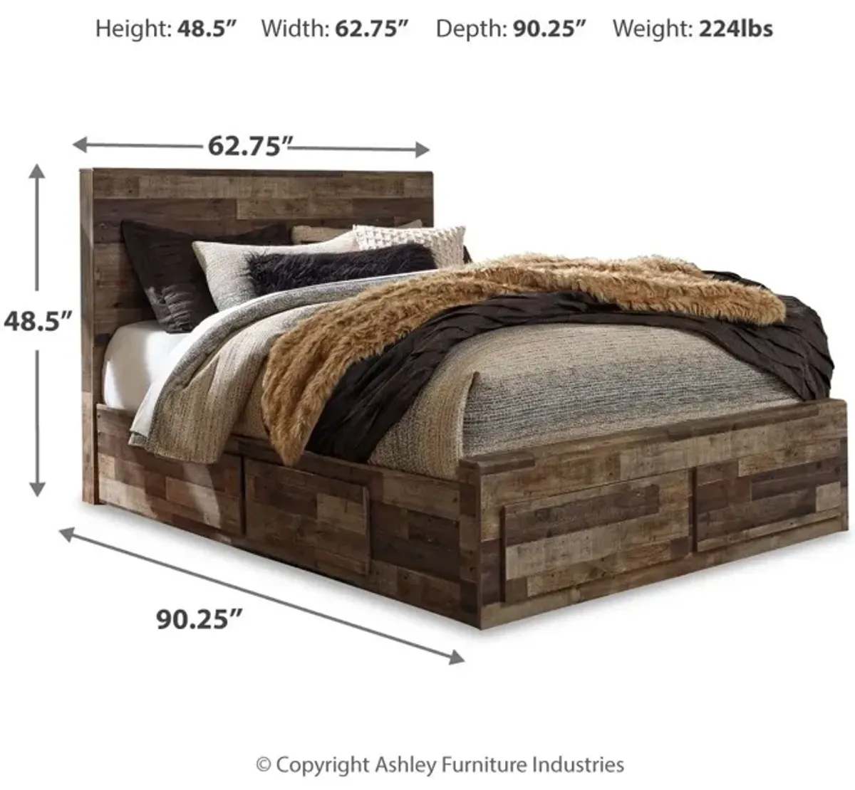 Derekson - Panel Bed