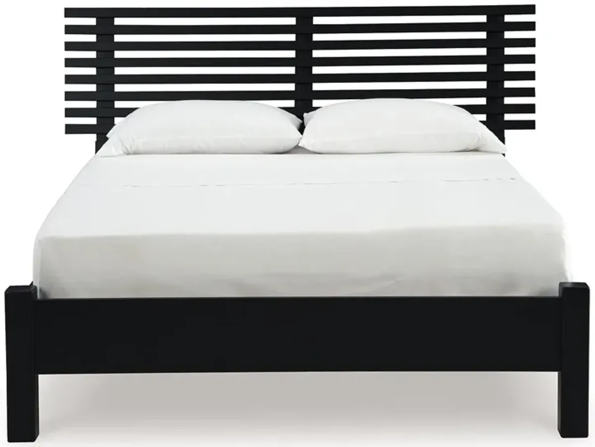 Danziar - Slat Panel Bed With Low Footboard