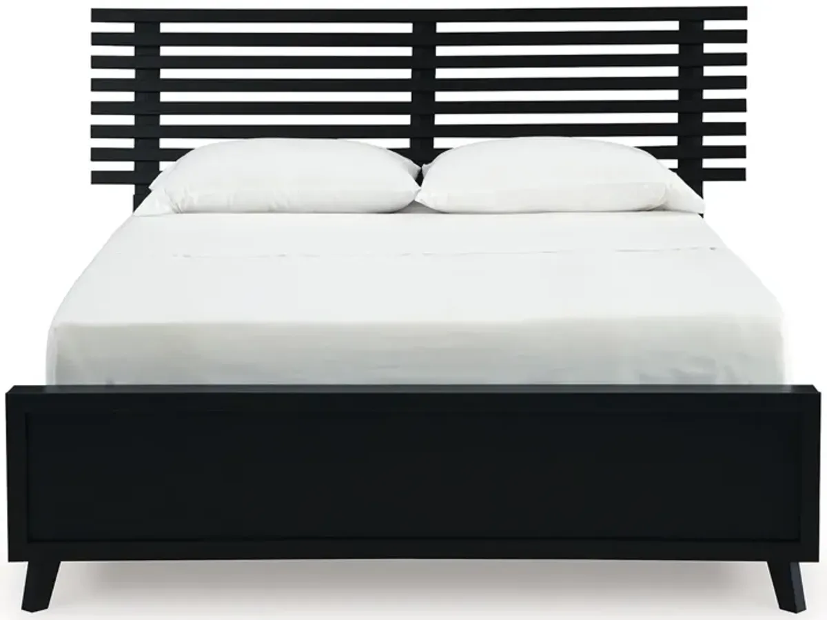 Danziar - Slat Panel Bed