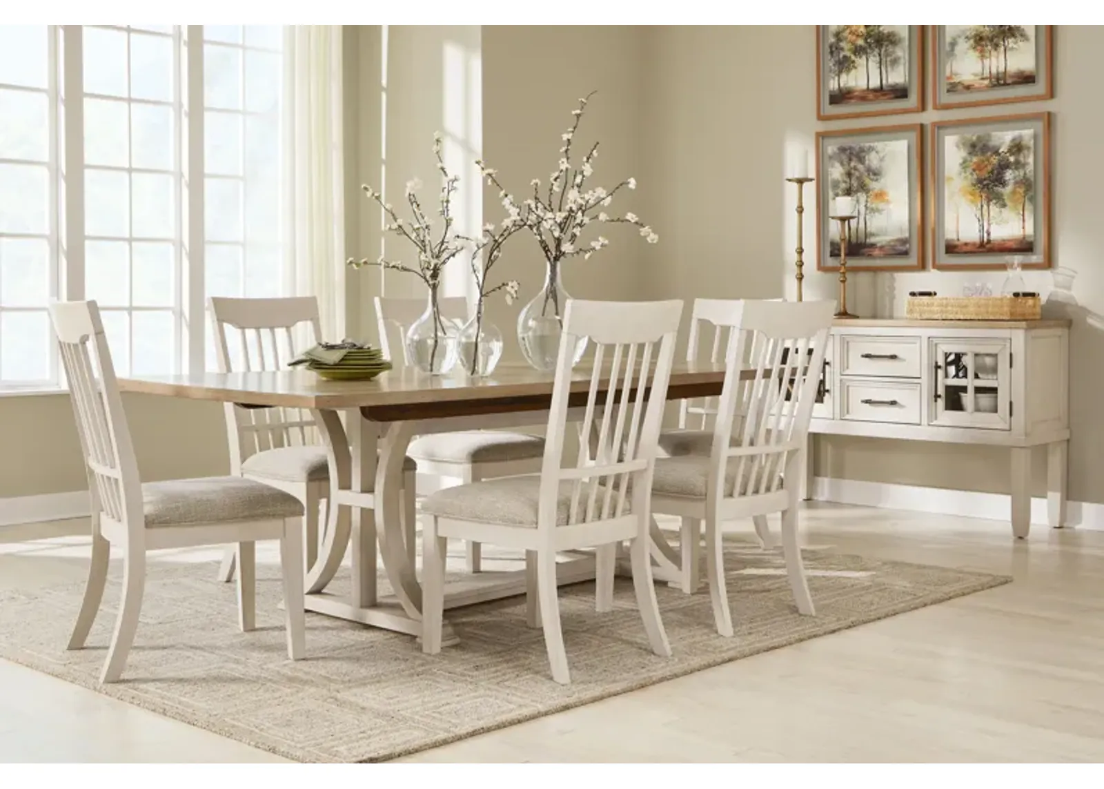 Shaybrock - Rectangular Dining Room Extension Table Set