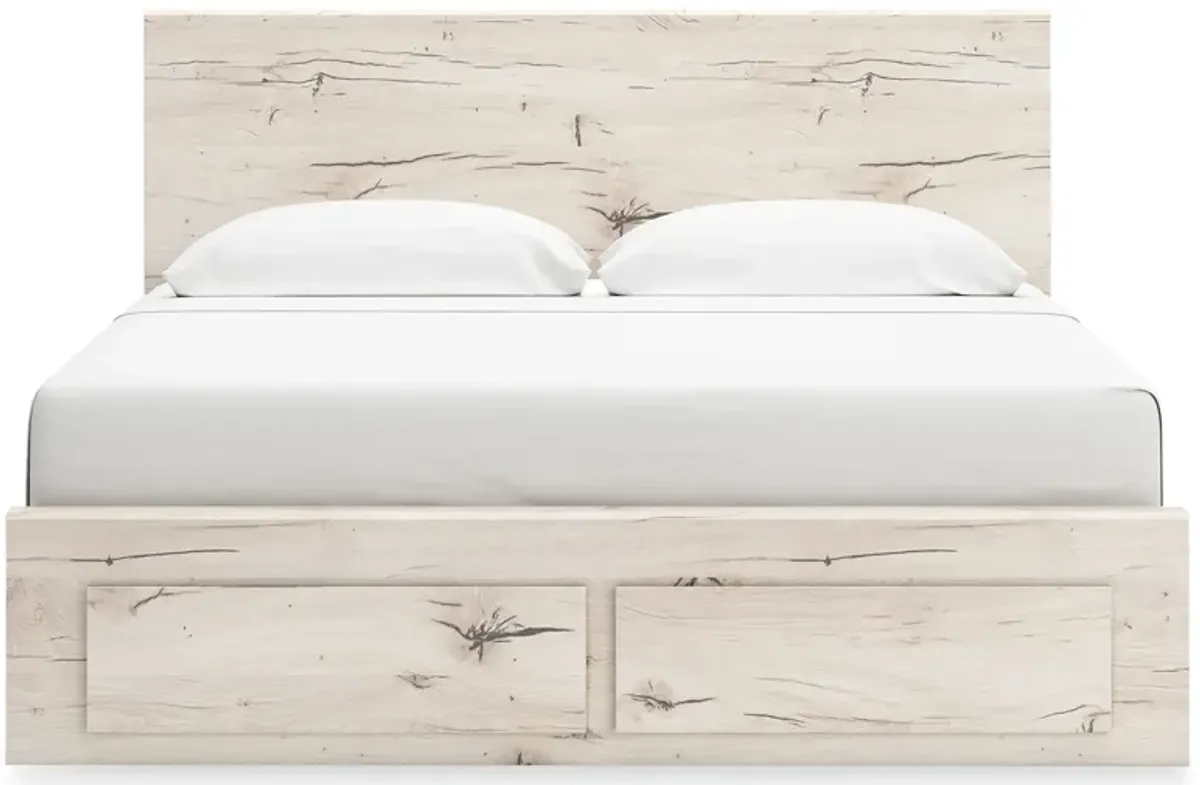 Lawroy - Panel Bed With Storage