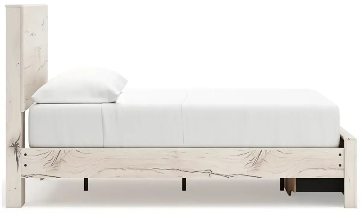 Lawroy - Panel Bed With Storage