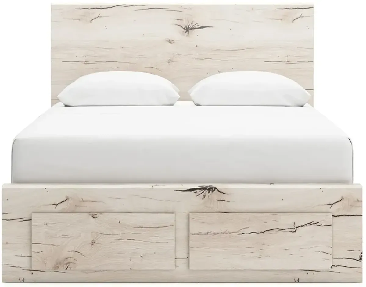 Lawroy - Panel Bed With Storage