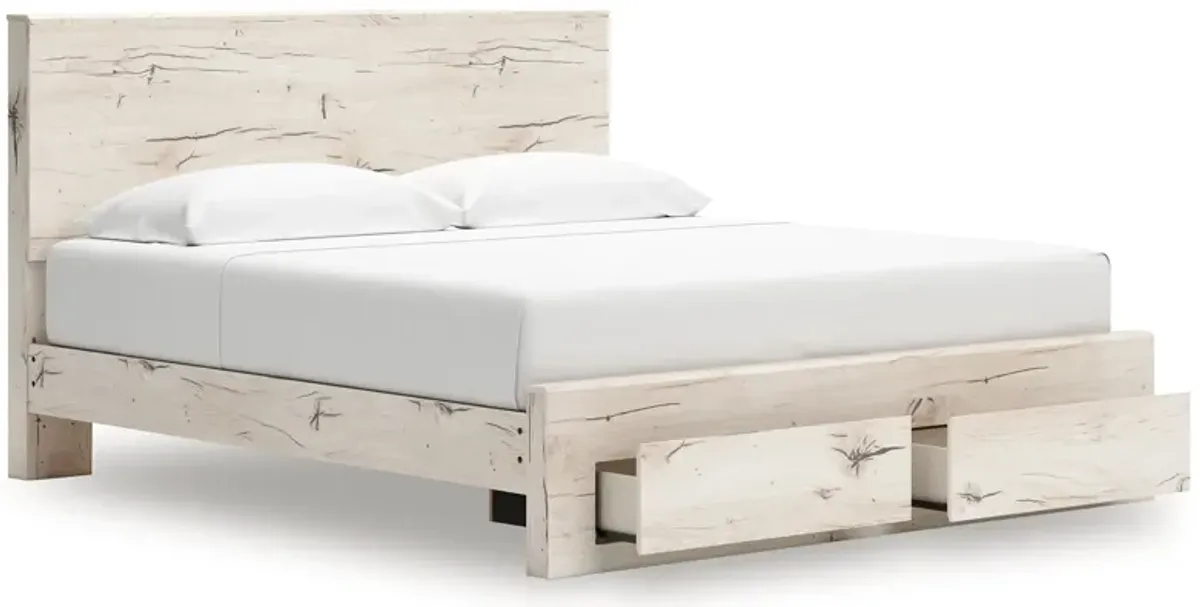 Lawroy - Panel Bed With Storage