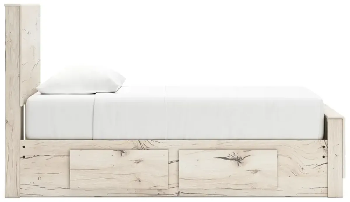 Lawroy - Panel Bed With Storage