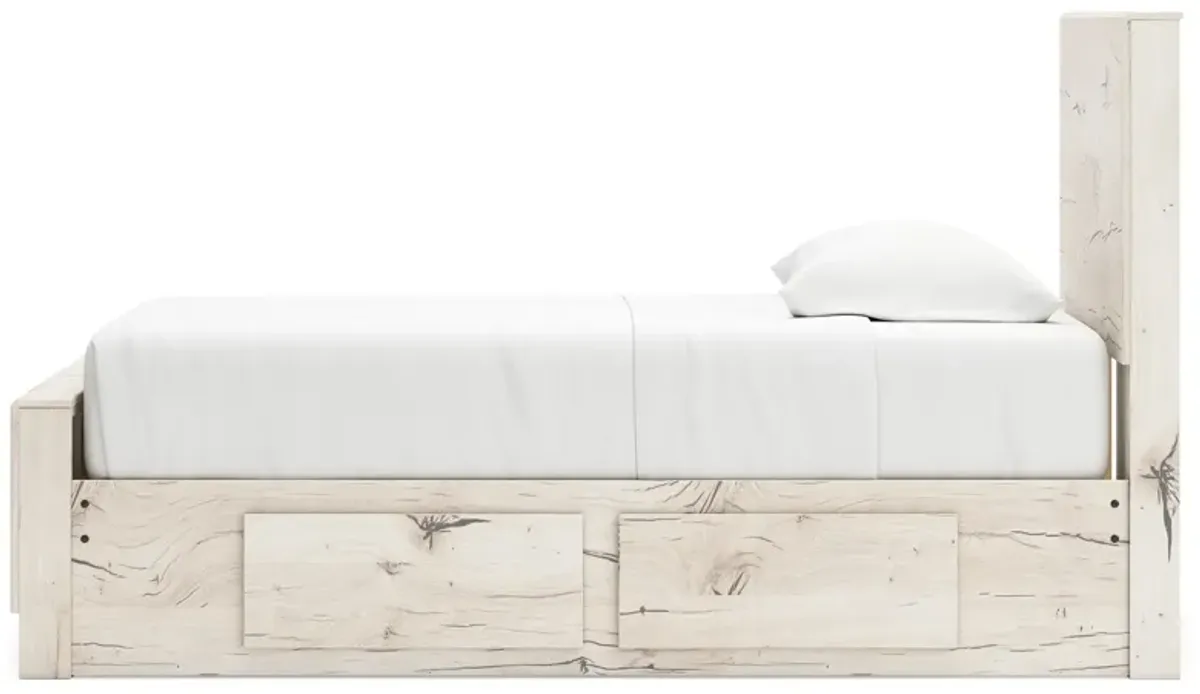 Lawroy - Panel Bed With Storage