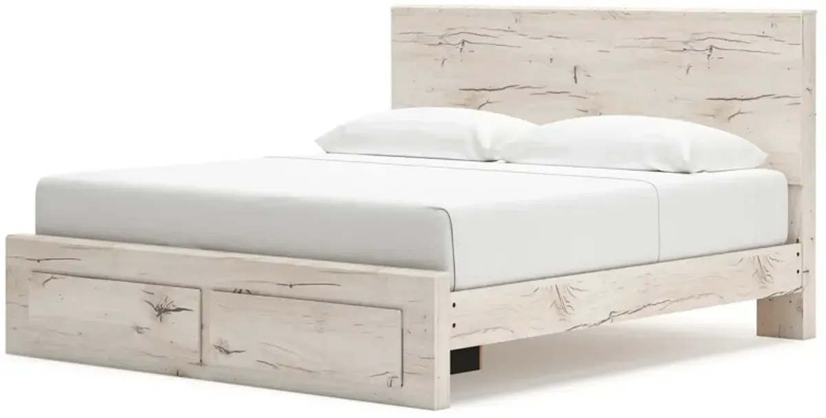 Lawroy - Panel Bed With Storage