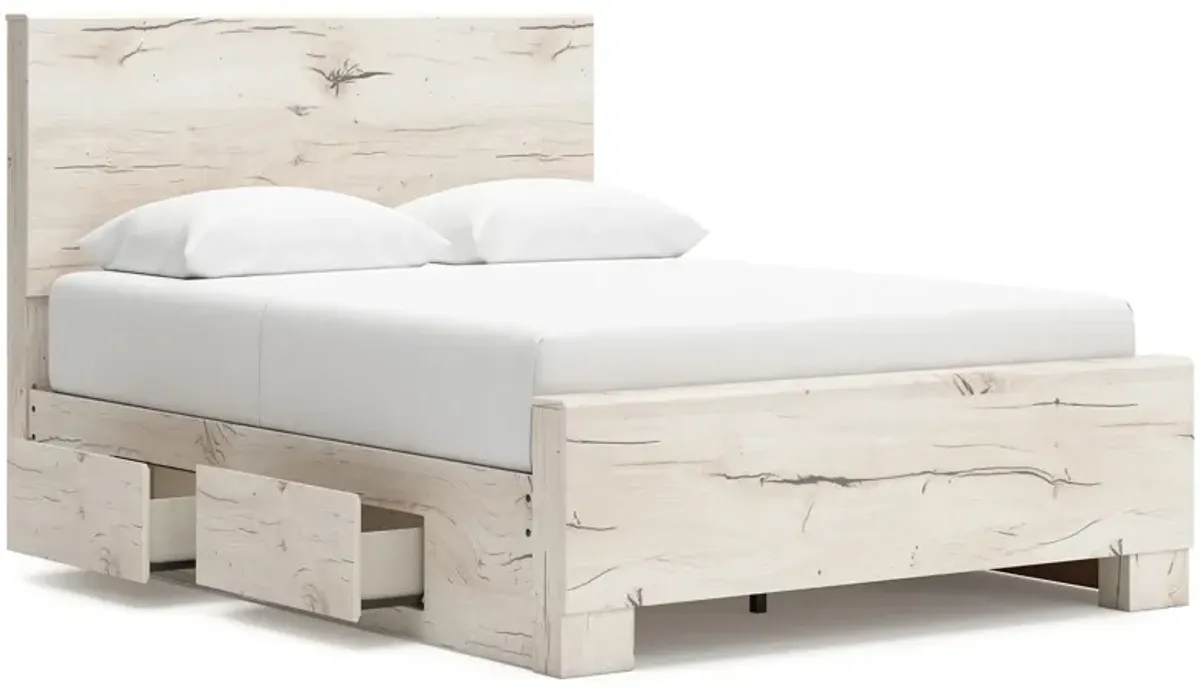 Lawroy - Panel Bed With Storage