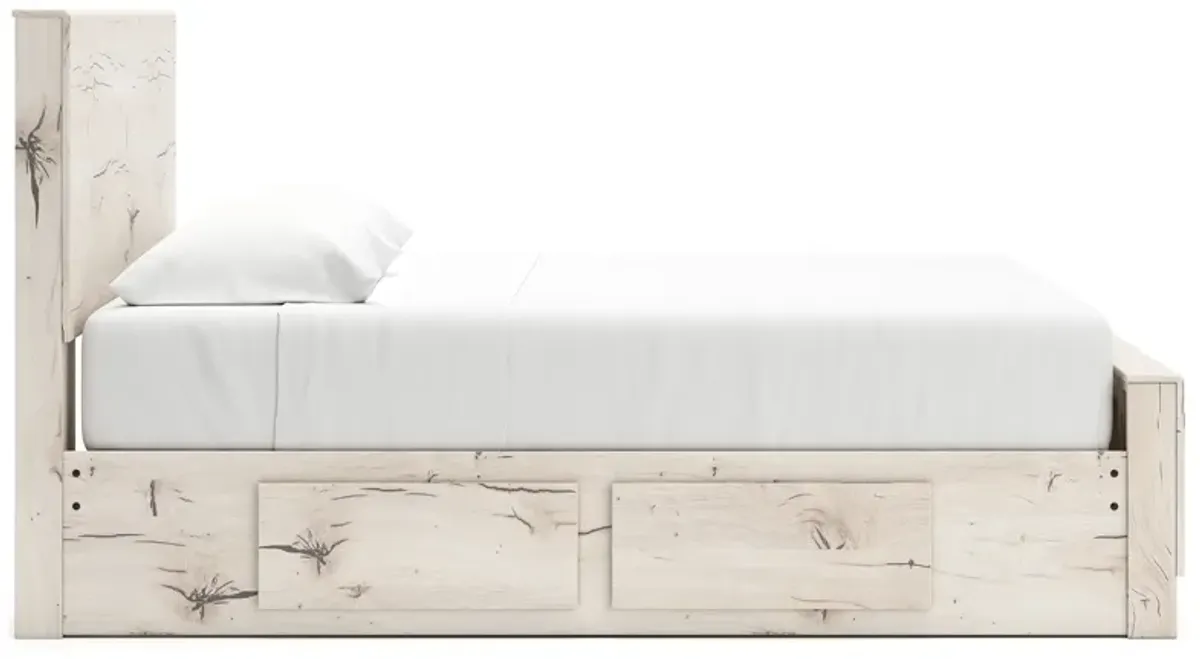 Lawroy - Panel Bed With Storage