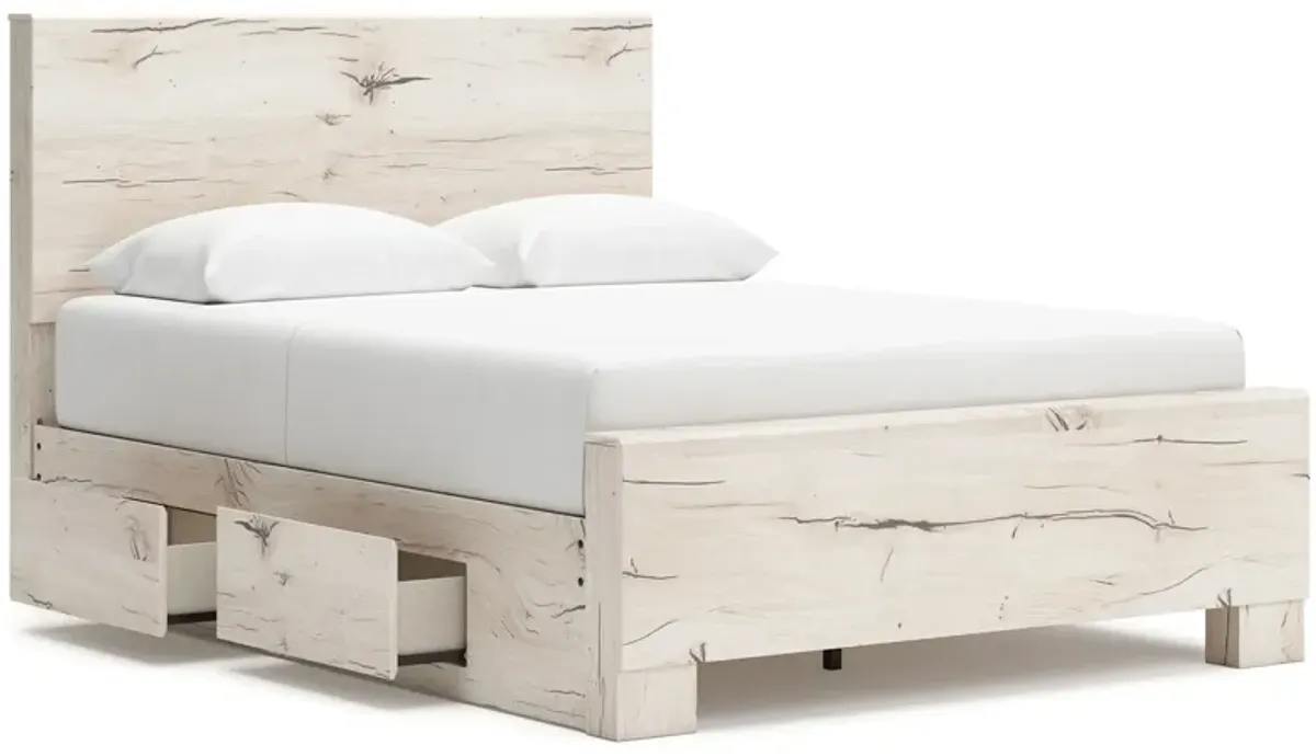 Lawroy - Panel Bed With Storage