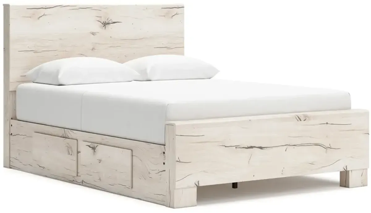 Lawroy - Panel Bed With Storage