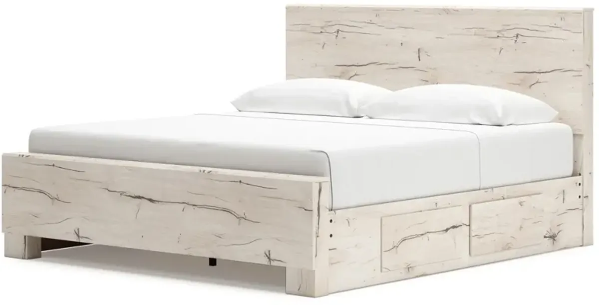 Lawroy - Panel Bed With Storage