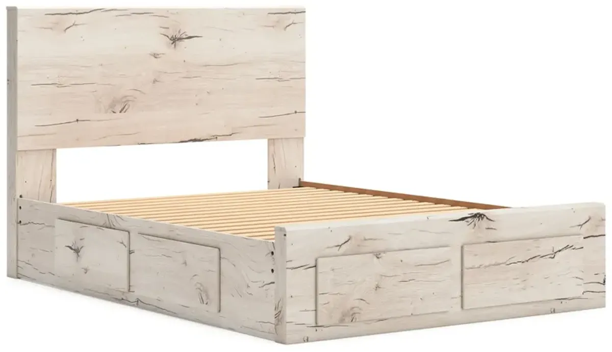 Lawroy - Panel Bed With Storage