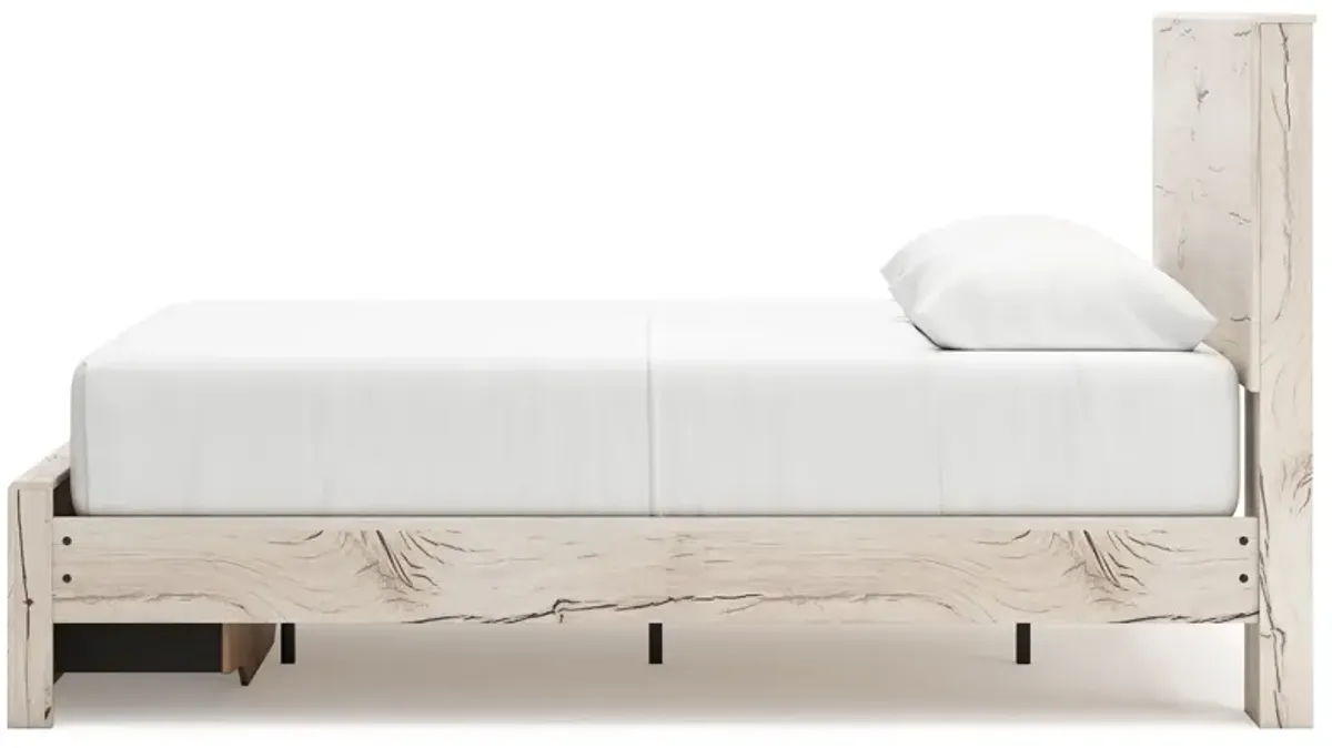 Lawroy - Panel Bed With Storage