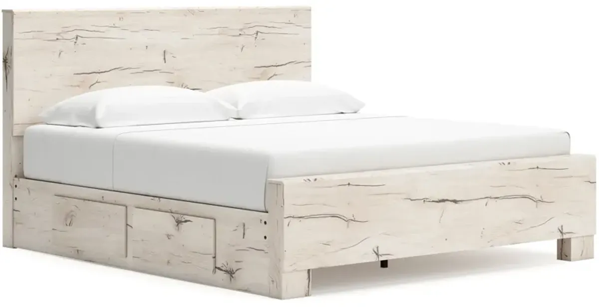 Lawroy - Panel Bed With Storage