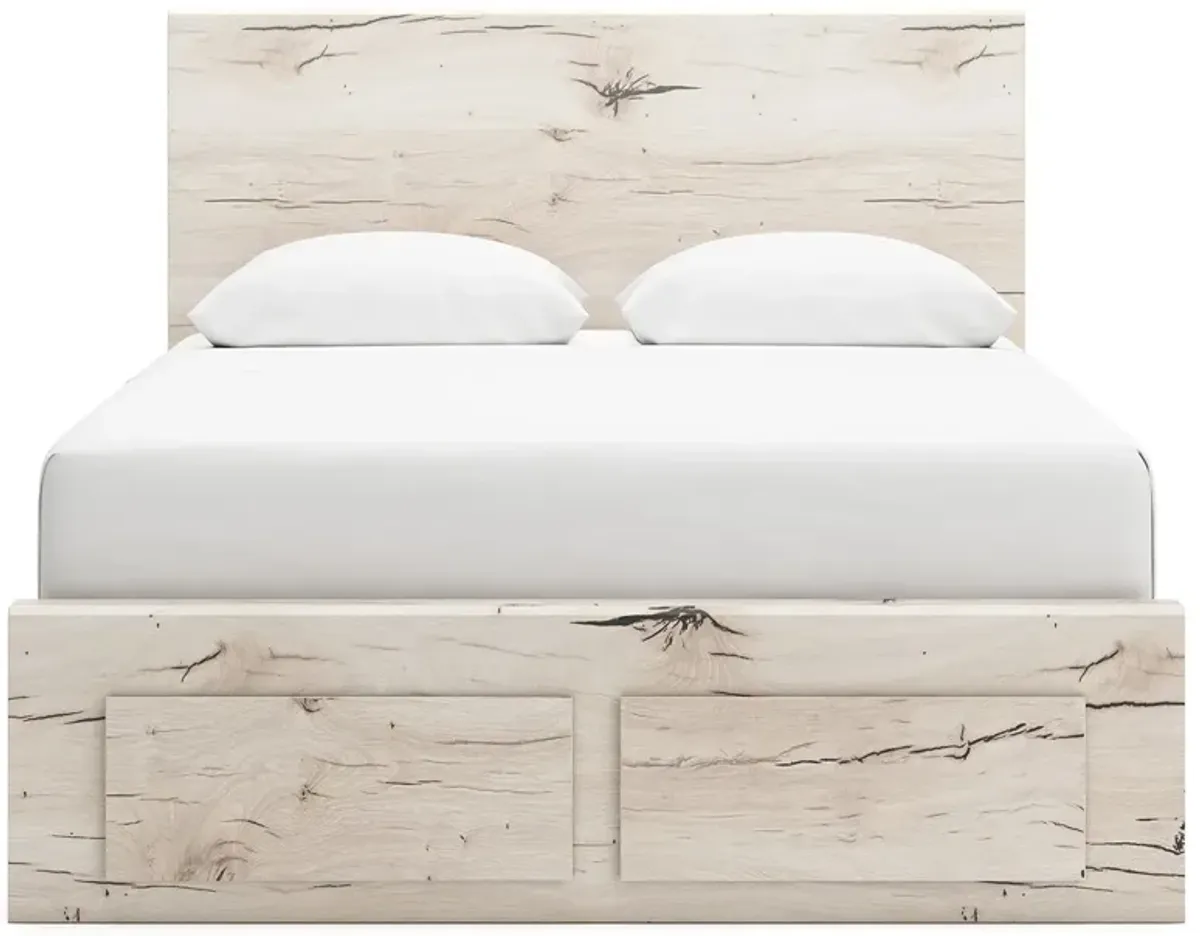 Lawroy - Panel Bed With Storage