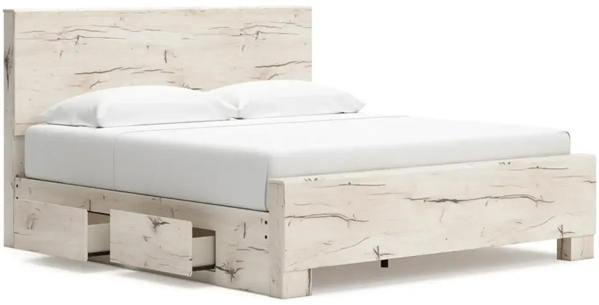 Lawroy - Panel Bed With Storage