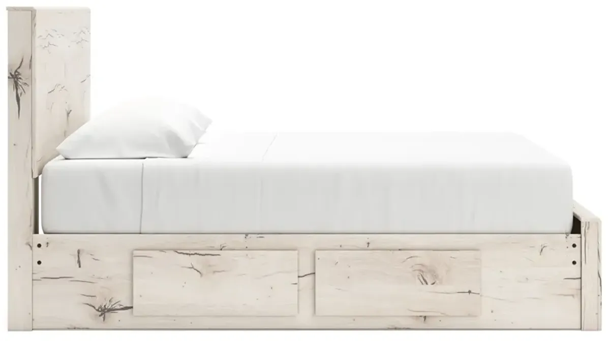 Lawroy - Panel Bed With Storage