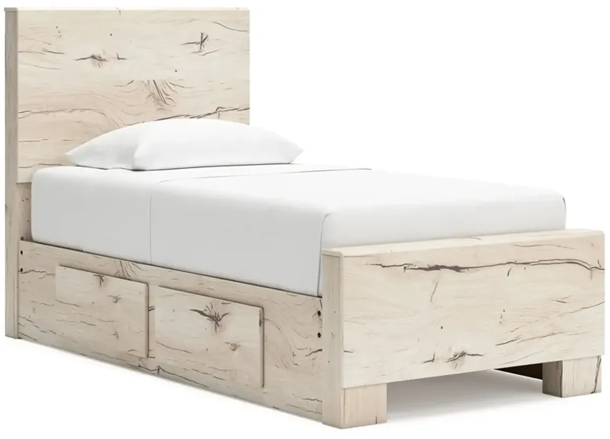 Lawroy - Panel Bed With Storage