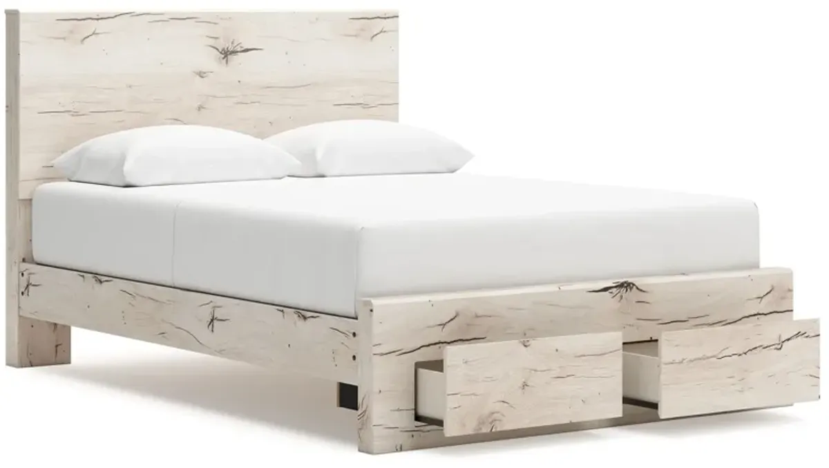 Lawroy - Panel Bed With Storage