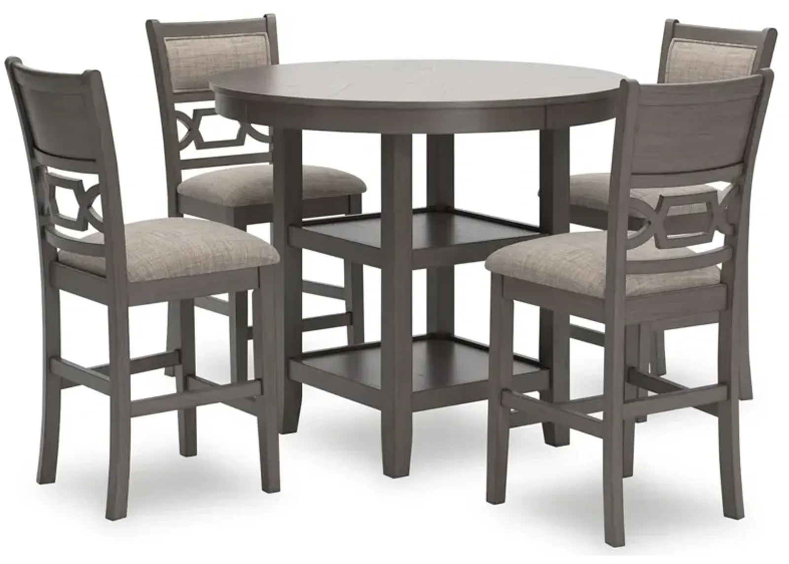 Wrenning - Gray - Drm Counter Table Set (Set of 5)