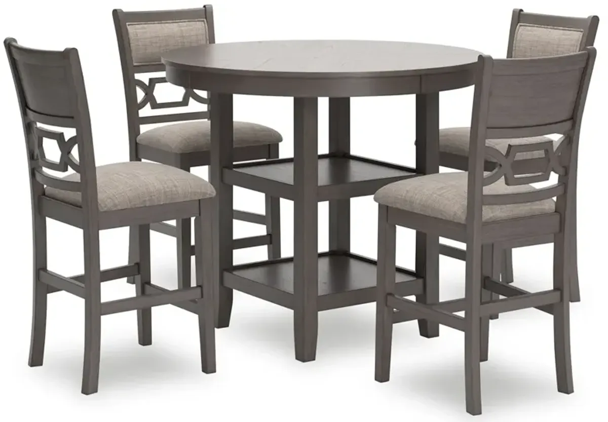 Wrenning - Gray - Drm Counter Table Set (Set of 5)