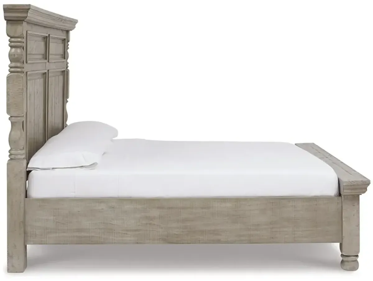 Harrastone - Gray - California King Panel Bed