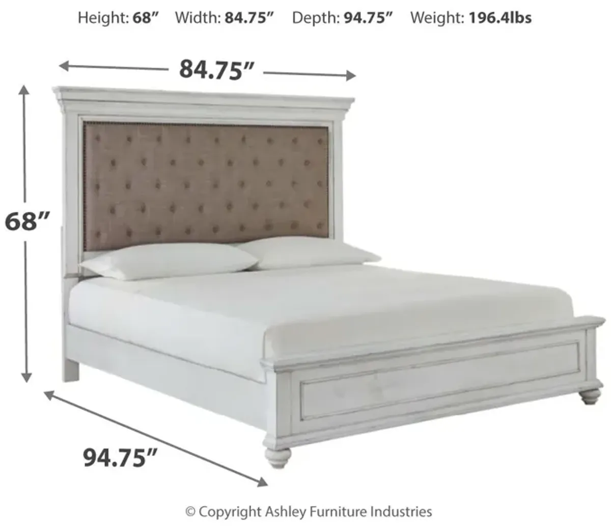 Kanwyn - Upholstered Panel Bed