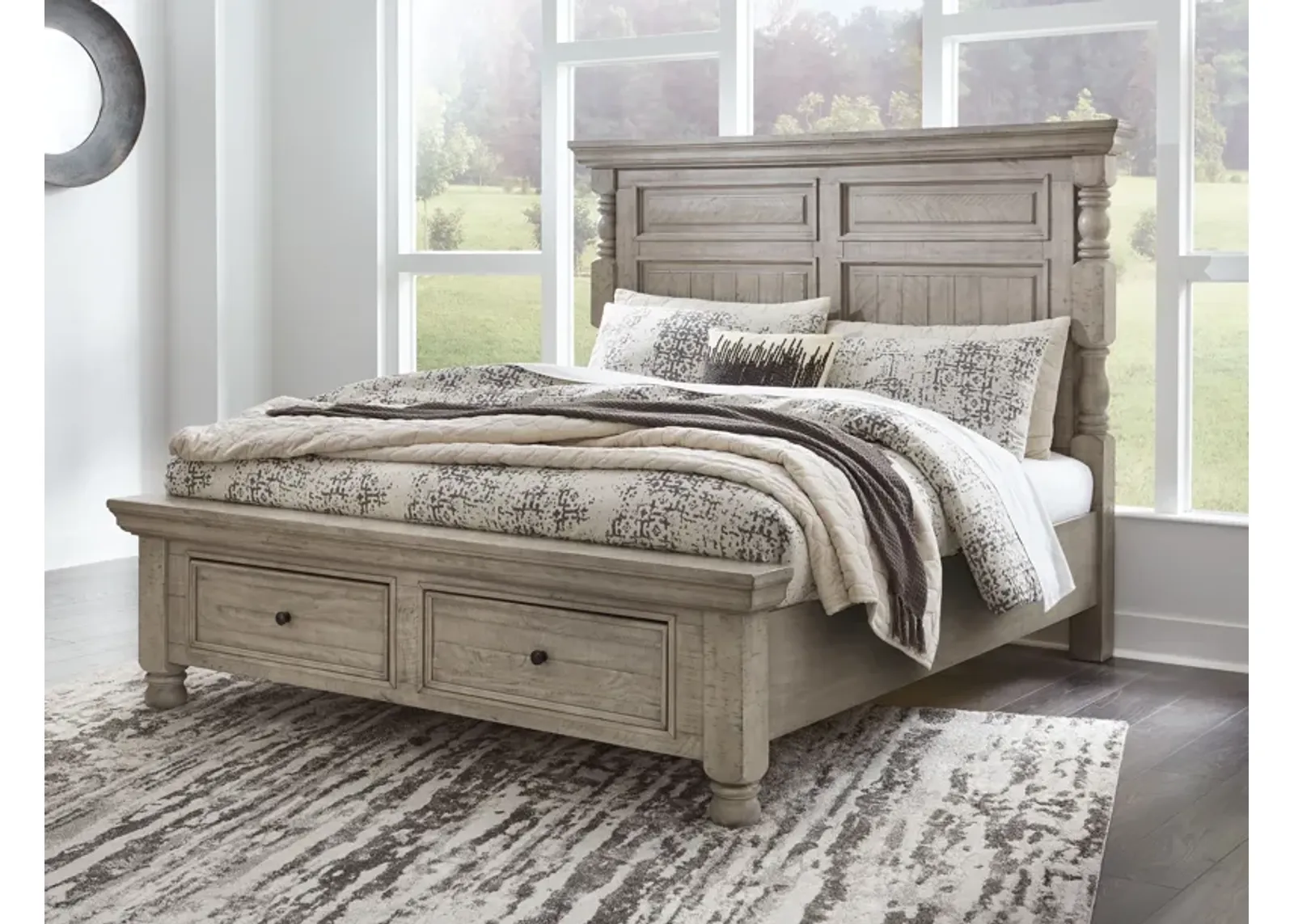 Harrastone - Panel Storage Bed