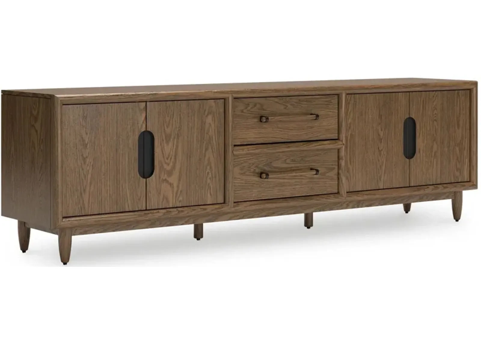 Roanhowe - Brown - Extra Large TV Stand