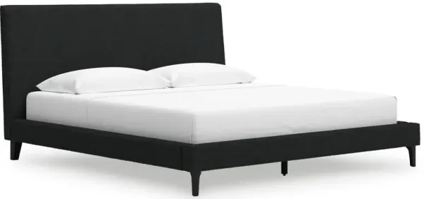 Cadmori - Upholstered Bed With Roll Slats
