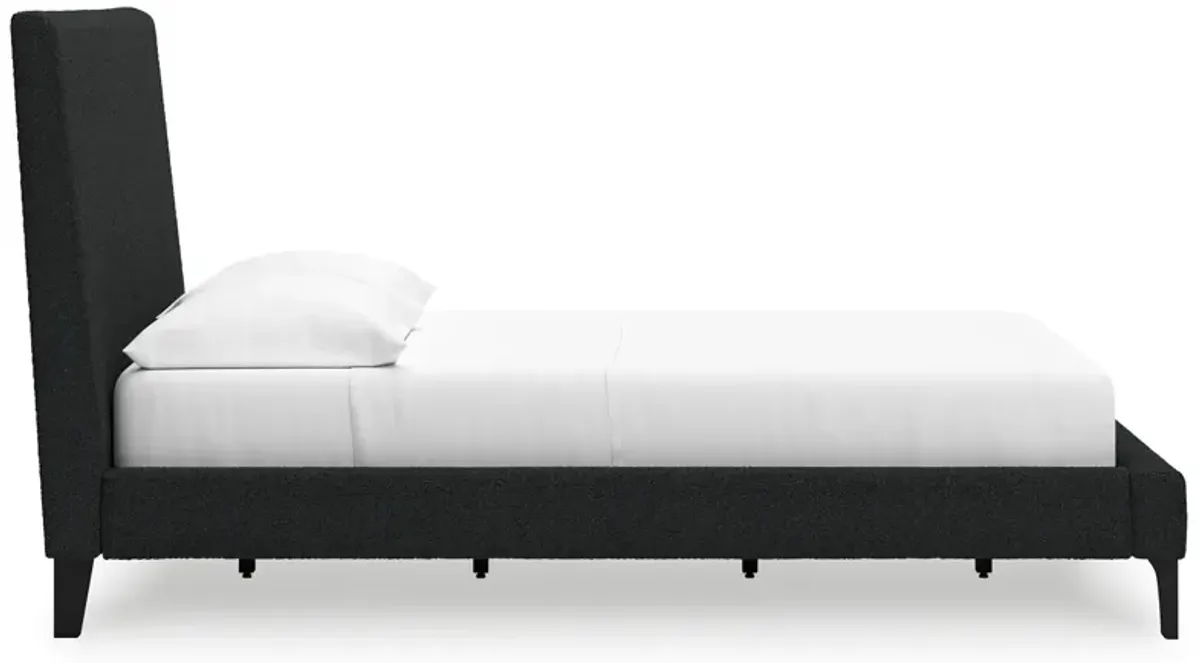 Cadmori - Upholstered Bed With Roll Slats