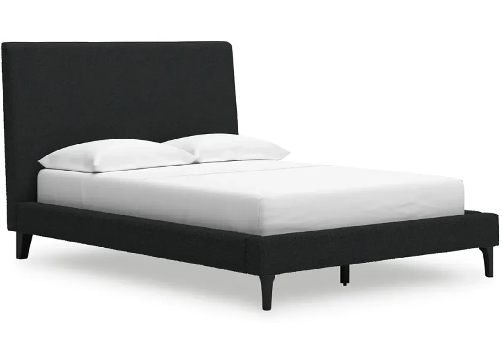 Cadmori - Upholstered Bed With Roll Slats