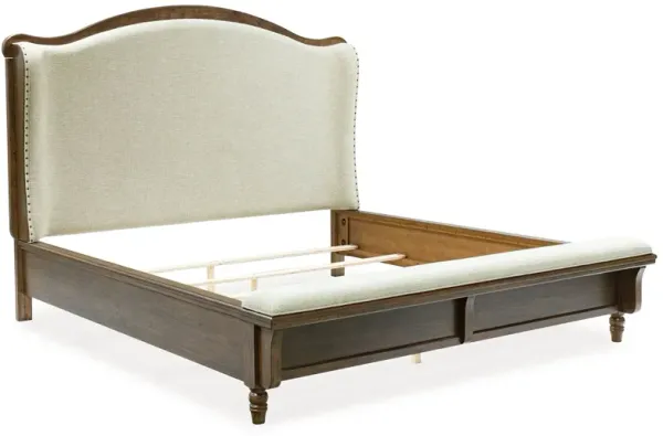 Sturlayne - Brown - King Upholstered Panel Bed