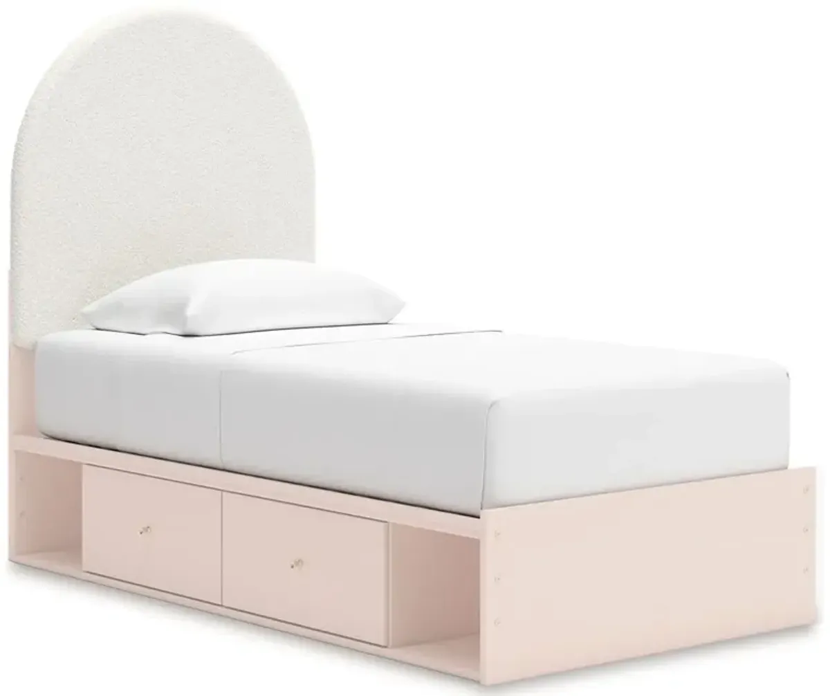 Wistenpine - Upholstered Panel Bed With Storage