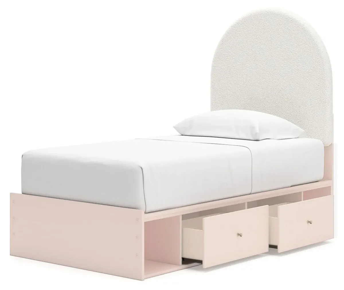 Wistenpine - Upholstered Panel Bed With Storage