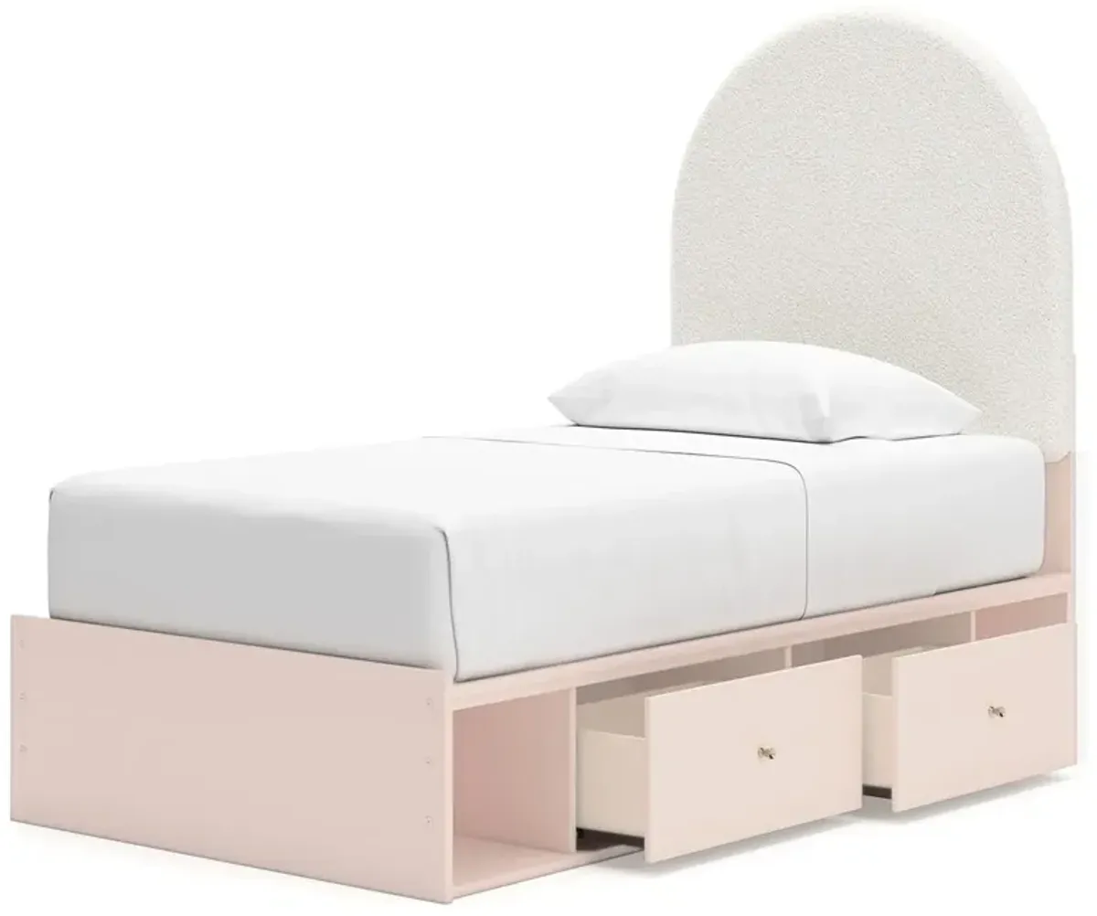 Wistenpine - Upholstered Panel Bed With Storage