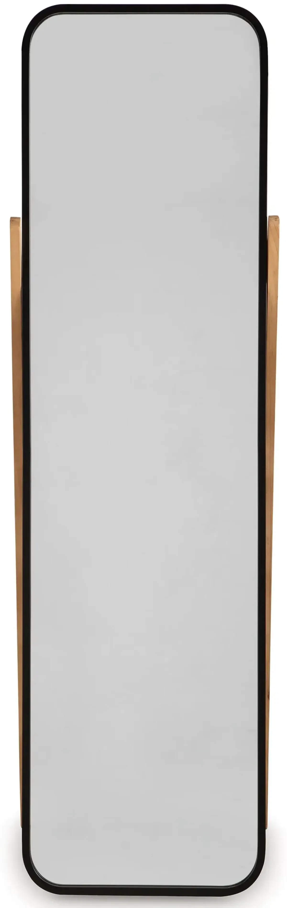 Bronick - Floor Mirror - Black / Brown