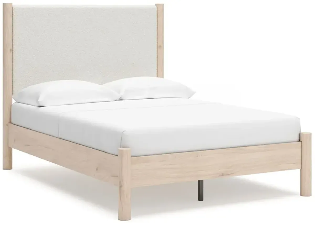 Cadmori - Upholstered Panel Bed