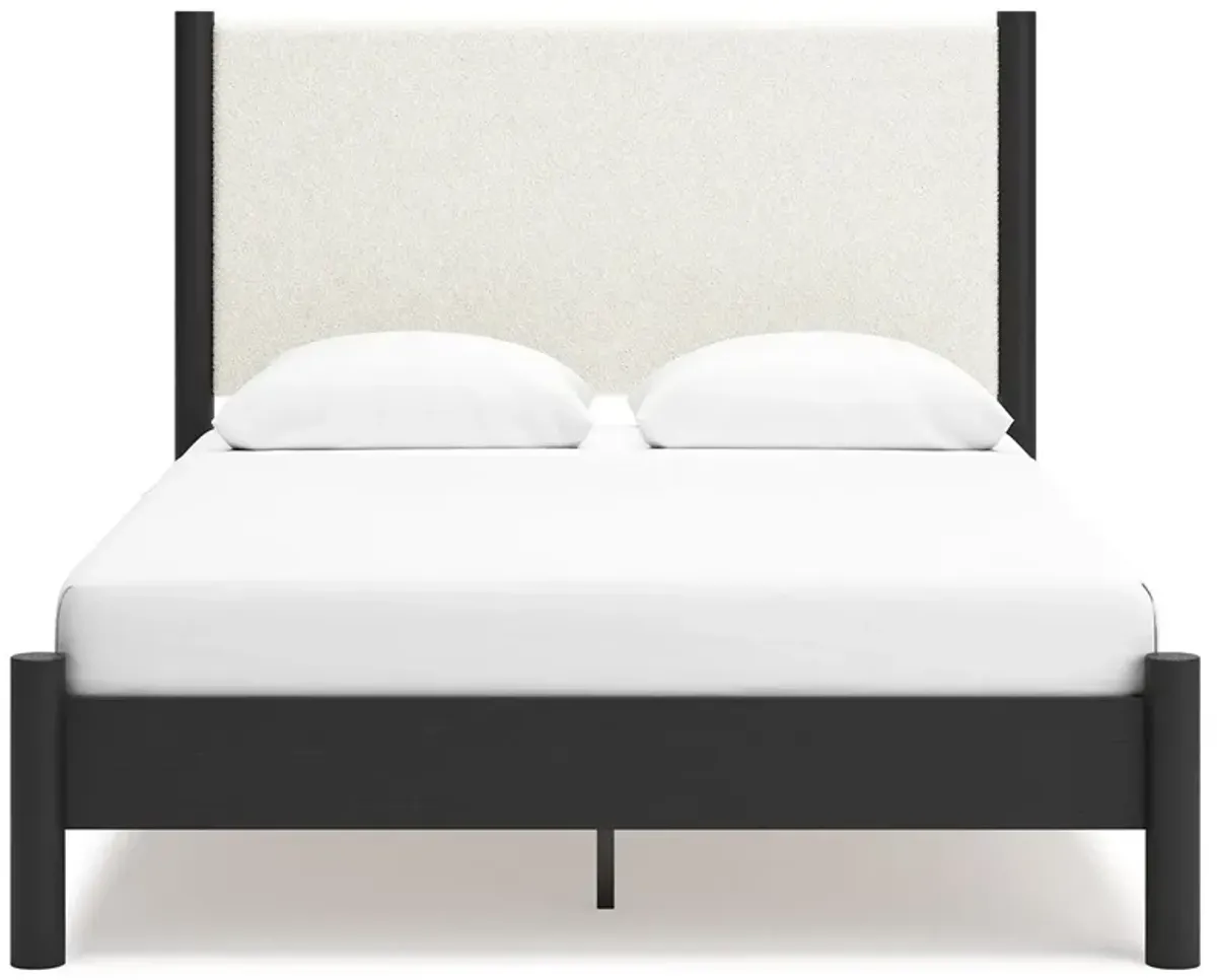 Cadmori - Upholstered Panel Bed