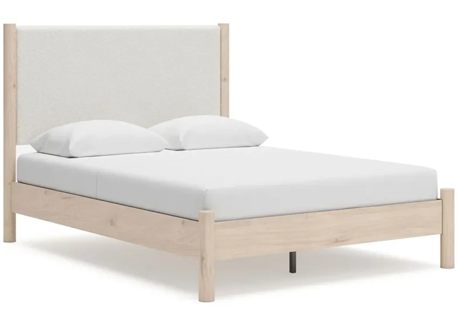 Cadmori - Upholstered Panel Bed