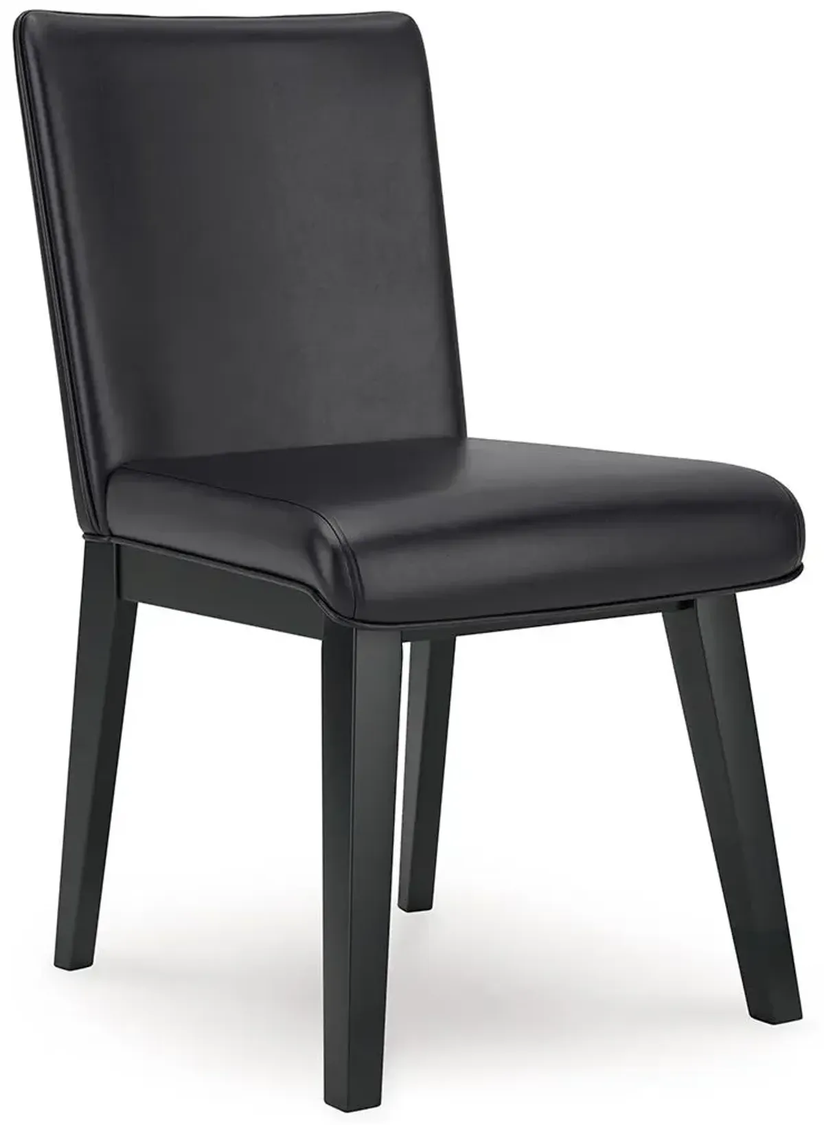 Jettaya - Black - Dining Upholstered Side Chair (Set of 2)