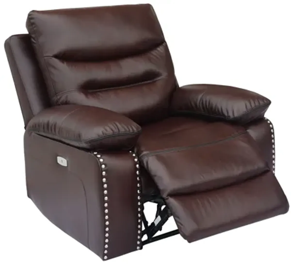 3 Piece Living Room Set: Power Reclining Sofa, Power Reclining Chair, Stationary Loveseat